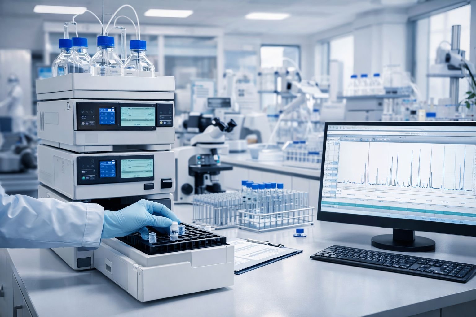 Pharmaceutical raw material laboratory testing and quality control